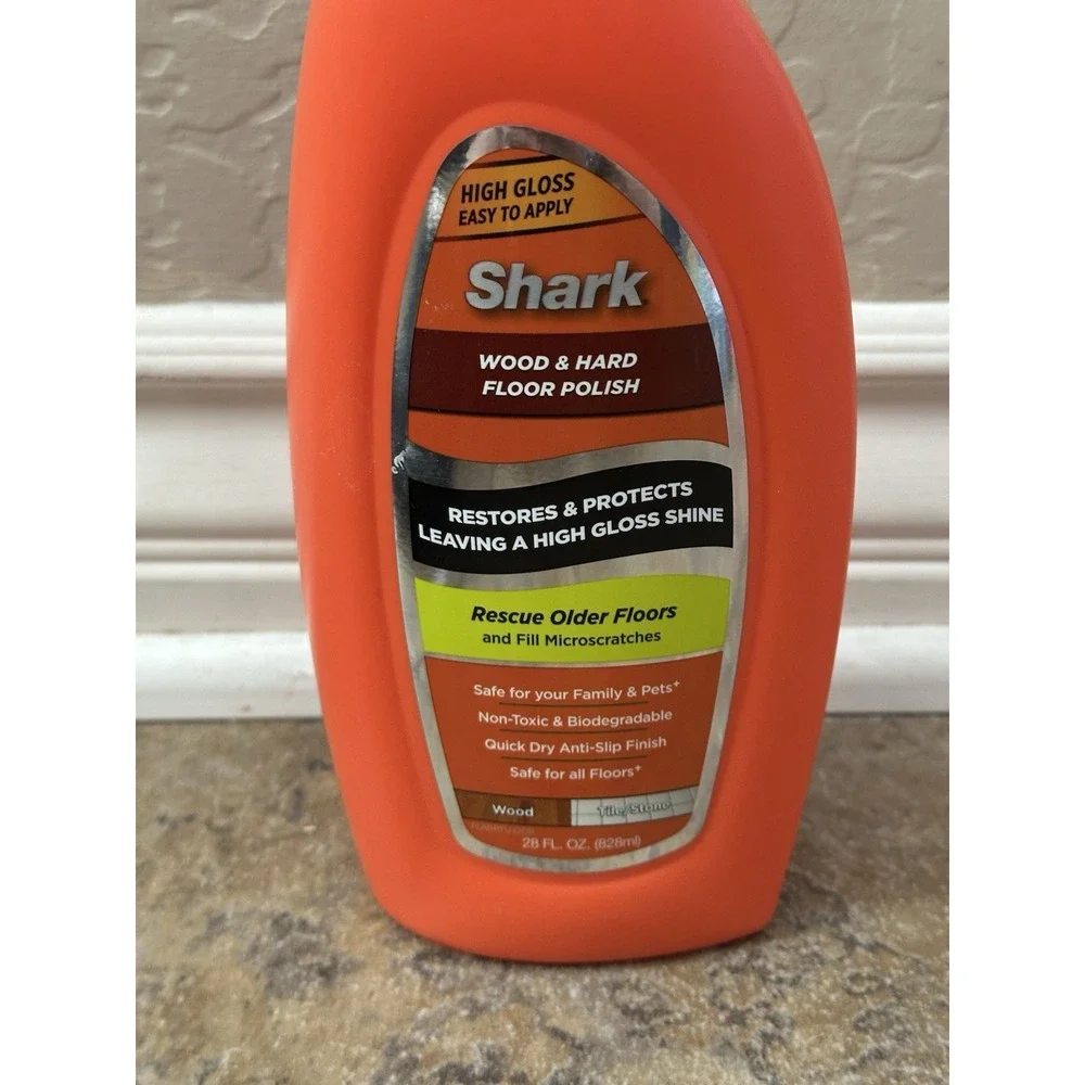 SHARK Wood & Hard Floor Polish 28 oz. High Gloss 90% Full Discontinued